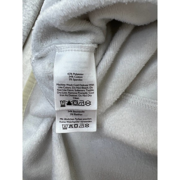 Eddie Bauer First Ascent Funnel Neck Fleece Pullover Thumbholes Split Hem Small - Picture 8 of 11